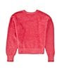 Color:Flamingo - Image 2 - Little Girls 2T-6X Eyelash Sweater