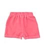 Color:Magenta - Image 2 - Little Girls 2T-6X High Waist Washed Shorts