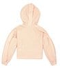 Color:Blush - Image 2 - Little Girls 2T-6X Long Sleeve Balloon Hoodie