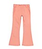 Color:Blush - Image 1 - Little Girls 2T-6X Flare Denim Jeans