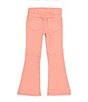 Color:Blush - Image 2 - Little Girls 2T-6X Flare Denim Jeans