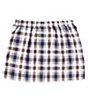 Color:Taupe Plaid - Image 2 - Little Girls 2T-6X Plaid A-Line Skirt