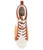 Color:Spiced Auburn - Image 5 - Mac Colorblock Suede High Top Sneakers
