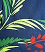 Chelsea & Violet Mini Asymmetrical Deanne Skirt, Color:Blue Tropical - Image 4