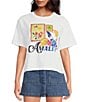 Chelsea & Violet Printed Crew Neckline Short Sleeve Amalfi Tee, Color:Bright White - Image 1