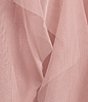 Color:Pale Mauve - Image 3 - Ruffled Tulle Midi Skirt