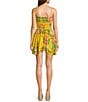Chelsea & Violet Sleeveless Smocked Yvette Dress, Color:Yellow Floral - Image 2