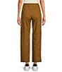 Color:Tapenade - Image 2 - Stretch High Rise Button Front Wide Leg Pants