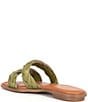 Color:Artichoke - Image 3 - Tarinne Leather Braid Flat Sandals