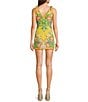 Chelsea & Violet Ainsley V-Neck Sleeveless Dress, Color:Yellow Floral - Image 2