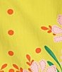 Chelsea & Violet Ainsley V-Neck Sleeveless Dress, Color:Yellow Floral - Image 3