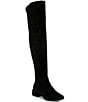 Color:Black - Image 1 - Ziggy Narrow Calf Over-the-Knee Boots