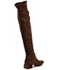 Color:Mocha Brown - Image 2 - Ziggy Wide Calf Corduroy Over-the-Knee Boots