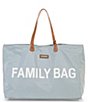 Color:Light Grey/Off-White - Image 1 - Childhome Canvas Family Tote Bag