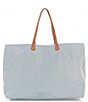 Color:Light Grey/Off-White - Image 2 - Childhome Canvas Family Tote Bag