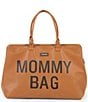 Color:Leatherlook Beige - Image 1 - Childhome Leatherlook Mommy Tote Bag
