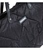 Color:Black - Image 4 - Childhome Quilted Puffer Family Diaper Bag