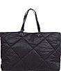 Color:Black - Image 2 - Childhome Quilted Puffer Family Diaper Bag
