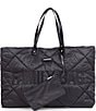 Color:Black - Image 5 - Childhome Quilted Puffer Family Diaper Bag