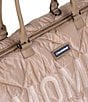 Color:Beige - Image 5 - Childhome Quilted Puffer Mommy Diaper Bag