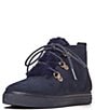 Color:Navy - Image 2 - Boys' Suede Lace-up Booties (Toddler)