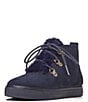 Color:Navy - Image 2 - Boys' Lace-Up Suede Spectator Booties (Youth)