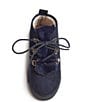 Color:Navy - Image 3 - Boys' Lace-Up Suede Spectator Booties (Youth)