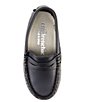 Color:Black - Image 5 - Boys' Leather Penny Loafers (Toddler)