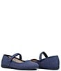 Color:Denim Blue - Image 5 - Girls' Classic Denim Mary Janes (Youth)