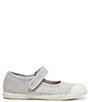 Color:Grey - Image 1 - Girls' Eco Canvas Mary Janes (Infant)