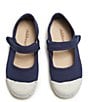 Color:Navy - Image 2 - Girls' Eco Canvas Mary Janes (Toddler)