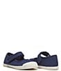 Color:Navy - Image 3 - Girls' Eco Canvas Mary Janes (Toddler)