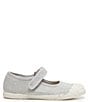 Color:Grey - Image 1 - Girls' Eco Canvas Mary Janes (Toddler)