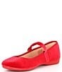 Color:Bright Red - Image 5 - Girls' Fancy Buckle Mary Janes (Toddler)