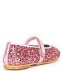 Color:Pink - Image 2 - Girls' Glitter Mary Jane Flats (Toddler)