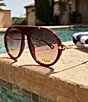 Chloe Women's Aly Combi 58mm Aviator Sunglasses - Image 4