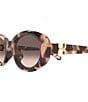 Chloe Women's CH0323SK 54mm Round Sunglasses - Image 3