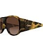 Chloe Women's CH0347S 60mm Shield Sunglasses - Image 3
