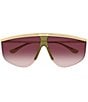 Chloe Women's CH0415S 65mm Shield Sunglasses - Image 5