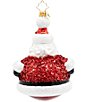 Christopher Radko Cheerful Jolly Claus Glass Ornament - Image 3