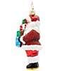 Christopher Radko Santa's Gift Delivery Glass Ornament - Image 4