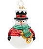Christopher Radko The Jolly Snow Gent Glass Ornament - Image 1