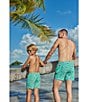 Color:Mint - Image 5 - Family Matching Apex 5.5#double; Inseam Swim Trunks