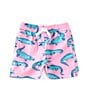 Color:Pink - Image 1 - Baby Boys 6-24 Month Family Matching Lil Glades Swim Trunks