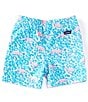 Color:Bright Blue - Image 2 - Baby Boys 6-24 Months Family Matching Mini Flamingos Swim Trunks