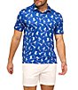 Chubbies Beaky Blinders Printed Performance Short Sleeve Polo - Image 1