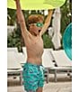 Color:Mint - Image 3 - Big Boys 7-20 Family Matching Apex Swimmers Swim Trunks