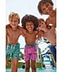 Color:Mint - Image 4 - Big Boys 7-20 Family Matching Apex Swimmers Swim Trunks