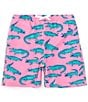 Color:Bright Pink - Image 1 - Big Boys 7-20 Family Matching The Glades Swim Trunks