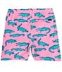 Color:Bright Pink - Image 2 - Big Boys 7-20 Family Matching The Glades Swim Trunks